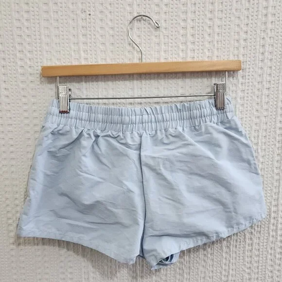 Cali 1850 Baby Blue Y2K Style Shorty Short Track Shorts Size Small - Picture 3 of 10